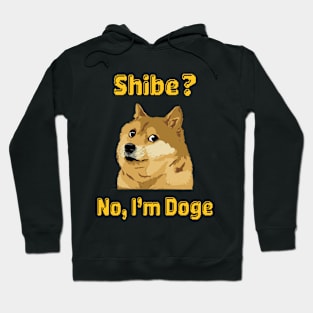 Funny Doge crypto Art Hoodie